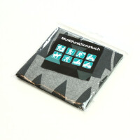 Schlauchschal Franken silbernes Wappen