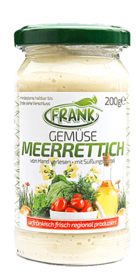 Frank Gemüse-Meerrettich 200 g im Glas