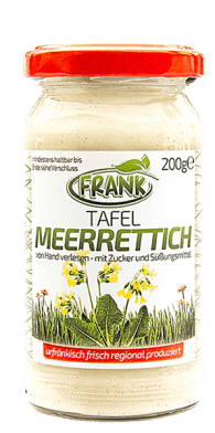 Frank Tafel-Meerrettich 200 g im Glas