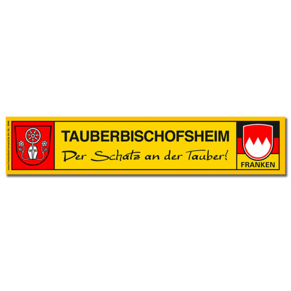 Aufkleber Tauberbischoffsheim