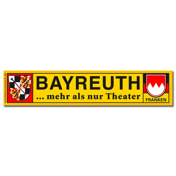 Aufkleber Bayreuth