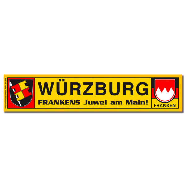 Aufkleber Würzburg