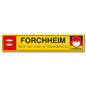 Aufkleber Forchheim