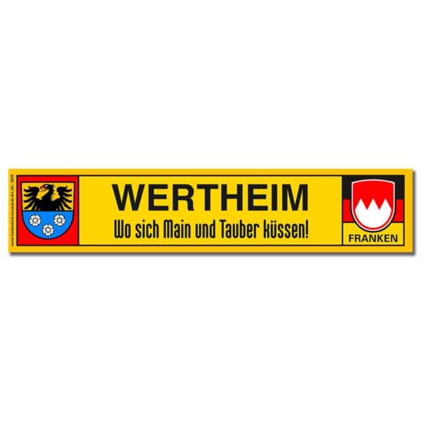 Aufkleber Wertheim