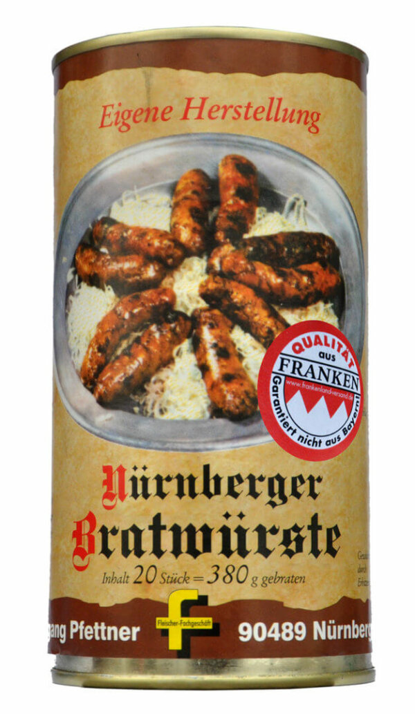 Pfettner: Original Nürnberger Bratwürste (20 Stück)