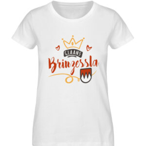 Brinzessla - das Damenshirt für die Fränkin (Bio Baumwolle) - Damen Premium Organic Shirt-3