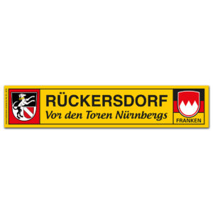 Städteaufkleber Rückersdorf