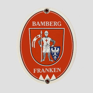 Emailleschild Bamberg