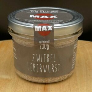 MAX: Zwiebelleberwurst 200 g im Glas